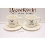 Kerámia Csésze +Alátét