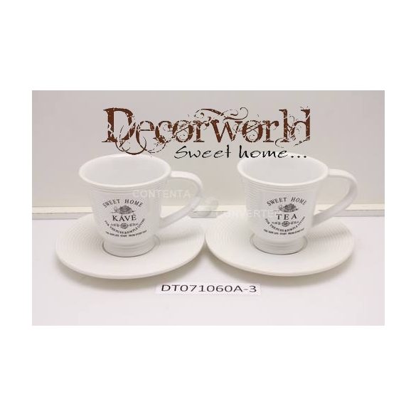 Kerámia Csésze +Alátét