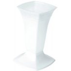 VÁZA MŰA ETNA D17 H30 FEHÉR LAMELA