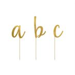 Tortadísz ábécé 9,5-12cm - Arany S/53