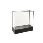 Lámpás műa./fém 35x14 H35 fekete