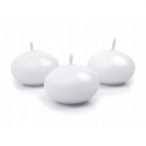 Úszó gyertya 4cm - Fehér S/50