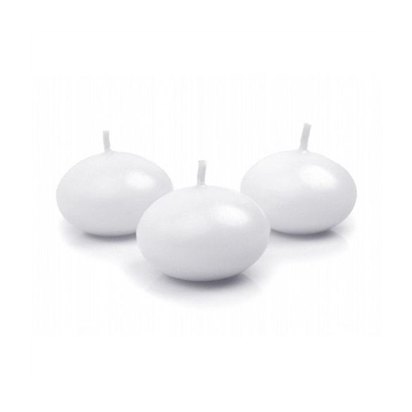 Úszó gyertya 4cm - Fehér S/50