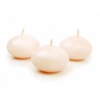 Úszó gyertya 4cm - Krém S/50