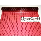 Celofán tekercs pöttyös bordó/bordó 50cm/10m