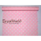 Celofán tekercs pöttyös rózsaszín 50cm/10m