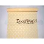 Celofán tekercs pöttyös krém 50cm/10m