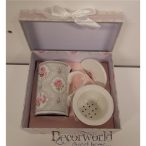 Bögre A-93789 teaszűrővel kerámia