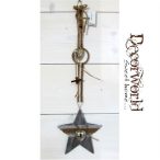 Csillagos függő csengővel szürke