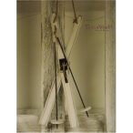 Aksztós síléc fehér 34cm