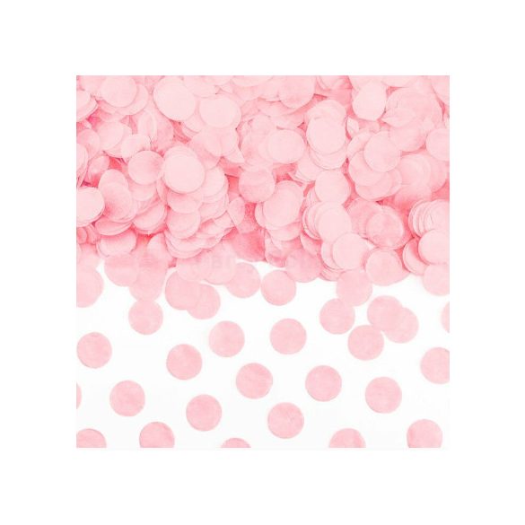 Konfetti kerek 15 g - Babarózsaszín