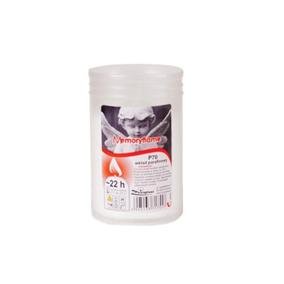 Mécsesbetét műanyag 4,7x8cm 70g 22órás