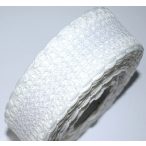 Dekor szalag hálós, csipkés 40mm x 10m - Fehér