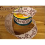 Textil szalag órás barna 4cm x 10m