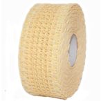 Dekor szalag hálós, csipkés 40mm x 10m - Krém