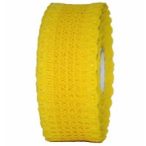 Dekor szalag hálós, csipkés 40mm x 10m - Citrom