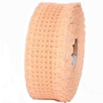 Dekor szalag hálós, csipkés 40mm x 10m - Barack