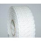 Textil szalag Horgolt csipke vintage 40mm/10m fehér