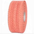 Dekor szalag hálós, csipkés 45mm x 10m - Sötét korall