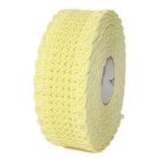 Dekor szalag hálós, csipkés 40mm x 10m - Világos krém