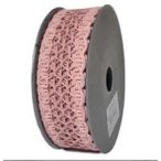 Dekor szalag hálós, csipkés 35mm x 9,1m - Púder