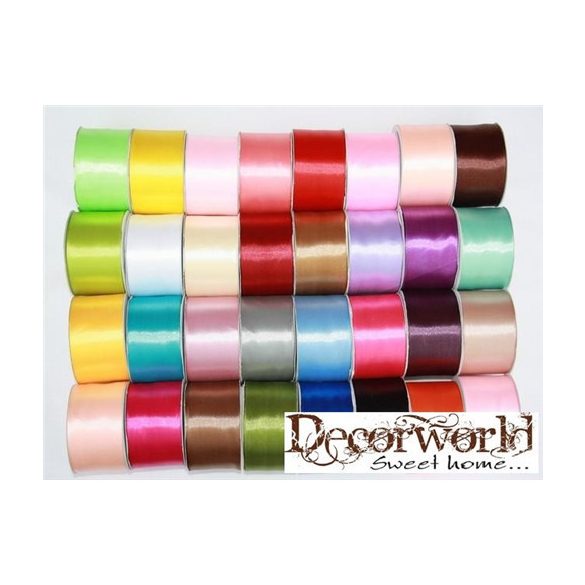 Szatén szalag 50mm/22,86m - Több színben