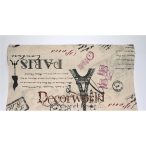 Lenvászon 36cm/5m - Párizs mintás