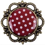 Öntapadós bross díszítő elem 28x28mm - S/10db