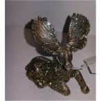 Glitter szarvas figura 5,5x3,5x6,5cm