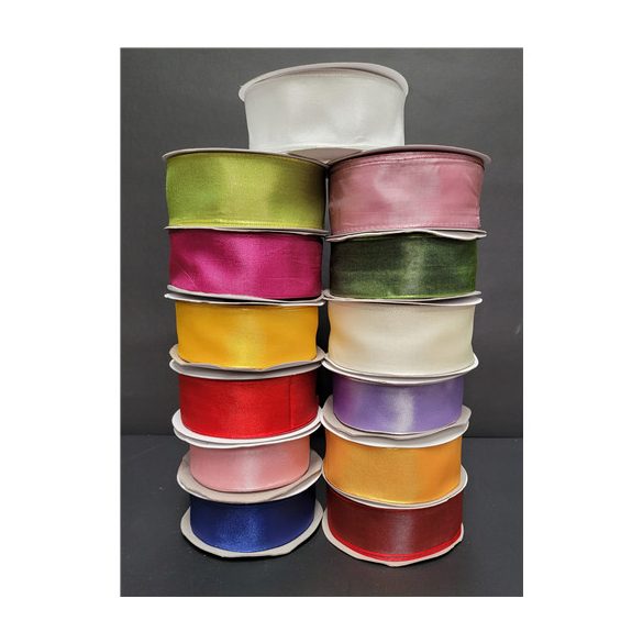 Drótos szalag 38mm/25m - Több színben