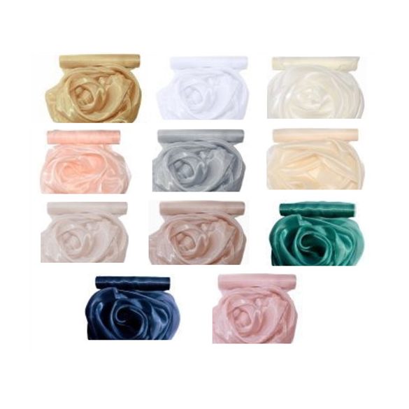 Szatén-organza 25cm/10m - Több színben