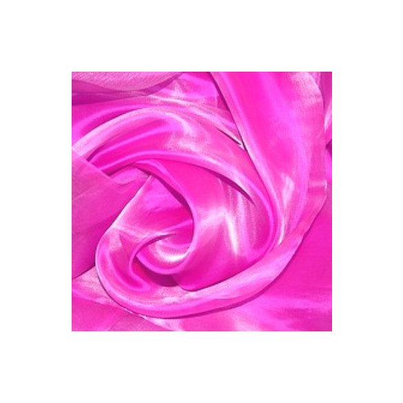 Szatén-organza 47cm/10m - Ciklámen