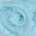 Szatén-organza 47cm/10m - Mentakék