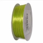 Szatén szalag 3 mm x 50 m - Világos mohazöld