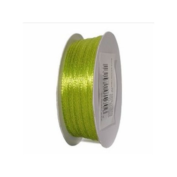 Szatén szalag 3 mm x 50 m - Világos mohazöld