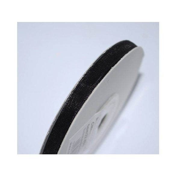 Szatén szalag 6mm/22,86m - Fekete
