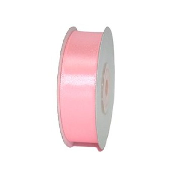 Szatén szalag 20mm/22,86m - Világos rózsaszín