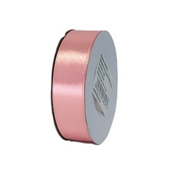 Szatén szalag 20mm/22,86m - Púder rózsaszín