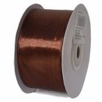 Szatén szalag 38mm/22,86m - Csokibarna