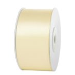 Szatén szalag 38mm/22,86m - Ekrü