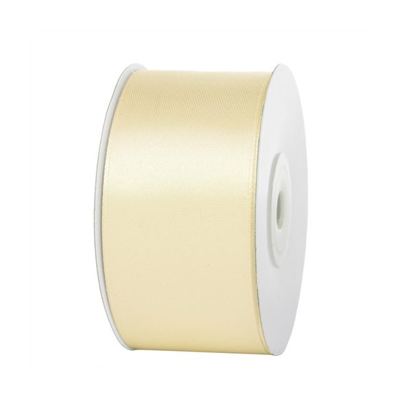 Szatén szalag 38mm/22,86m - Ekrü