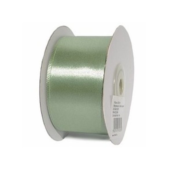 Szatén szalag 38mm/22,86m - Vintage zöld