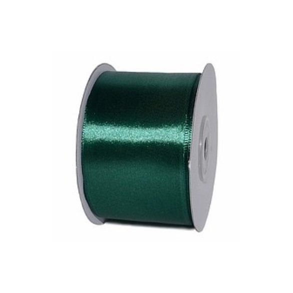Szatén szalag 50mm/22,86m - Smaragdzöld