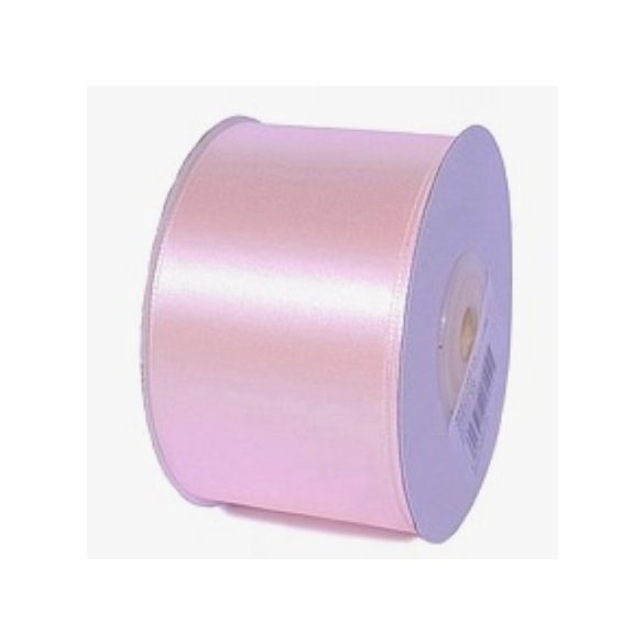 Szatén szalag 50mm/22,86m - Halvány rózsaszín