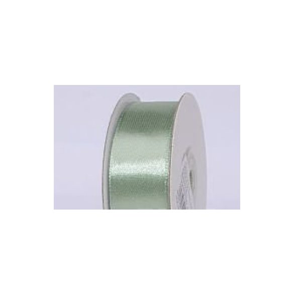 Szatén szalag 25mm/22,86m - Világos vintage zöld