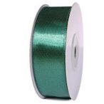 Szatén szalag 25mm/22,86m - Smaragdzöld