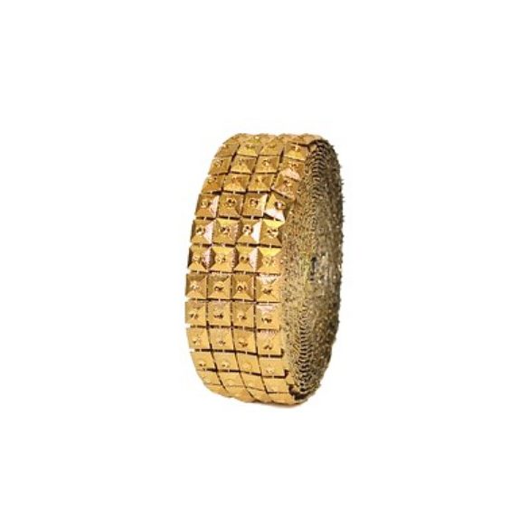 Strassz szalag 3cm/4,57m - Arany