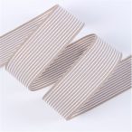 Szalag textil csíkos 28mm x 9,14m - Bézs/fekete