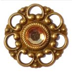 Bross díszítő elem 26 mm -  Bronz S/50db