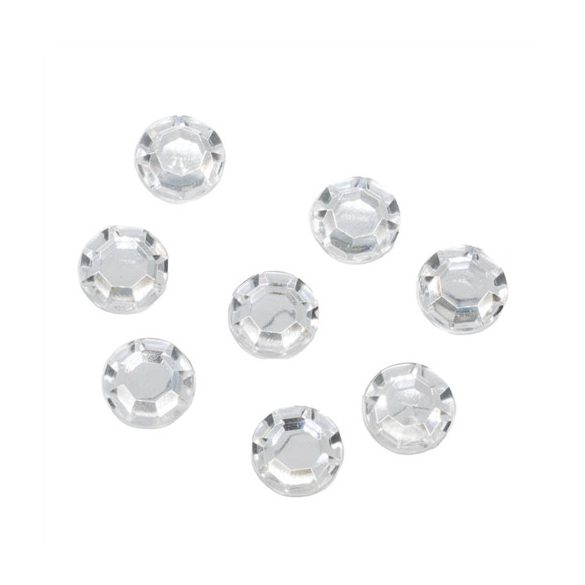 Akril kövek 14mm S/50 - Ezüst